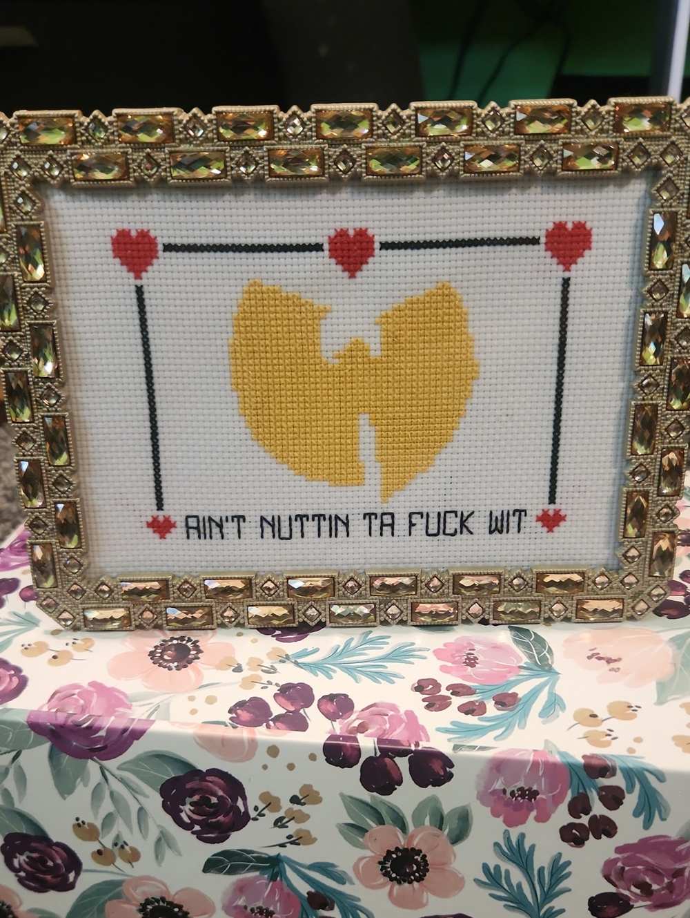 Wutang Clan Quote Cross Stitch